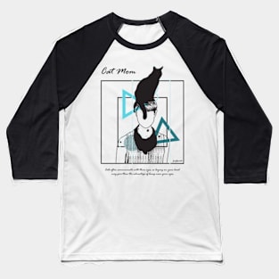 Cat sitting on a girl head version 8 Baseball T-Shirt